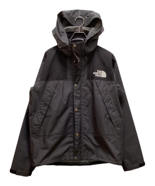 THE NORTH FACE（ザ ノース フェイス）THE NORTH FACE (ザ ノース フェイス) マウンテンレインテックスジャケット グレー×ブラック サイズ:ｘｌの古着・服飾アイテム