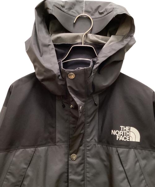 THE NORTH FACE（ザ ノース フェイス）THE NORTH FACE (ザ ノース フェイス) マウンテンレインテックスジャケット グレー×ブラック サイズ:ｘｌの古着・服飾アイテム