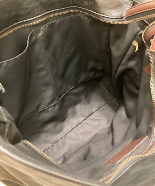 COACH（コーチ）COACH (コーチ) ブリーカー 2WAYレザートートバッグ ブラック×ブラウンの古着・服飾アイテム