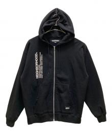 NEIGHBORHOOD（ネイバーフッド）の古着「SOLID SWEAT ZIP HOODIE LS」｜ブラック