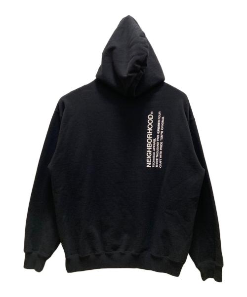 NEIGHBORHOOD（ネイバーフッド）NEIGHBORHOOD (ネイバーフッド) SOLID SWEAT ZIP HOODIE LS ブラック サイズ:Lの古着・服飾アイテム