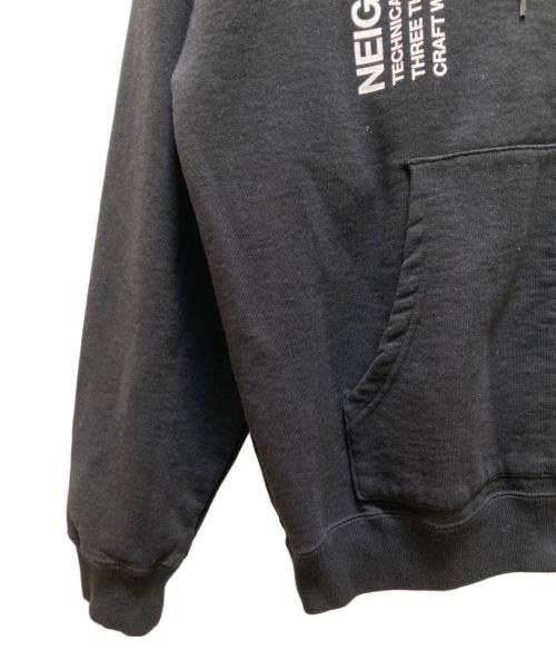 NEIGHBORHOOD（ネイバーフッド）NEIGHBORHOOD (ネイバーフッド) SOLID SWEAT ZIP HOODIE LS ブラック サイズ:Lの古着・服飾アイテム