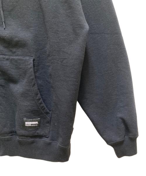 NEIGHBORHOOD（ネイバーフッド）NEIGHBORHOOD (ネイバーフッド) SOLID SWEAT ZIP HOODIE LS ブラック サイズ:Lの古着・服飾アイテム