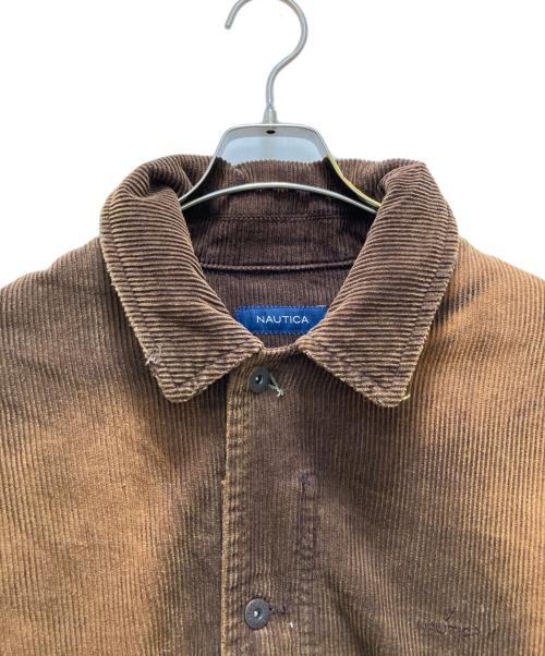 NAUTICA（ノーティカ）NAUTICA (ノーティカ) フェード加工コーデュロイジャケット ブラウン サイズ:XLの古着・服飾アイテム