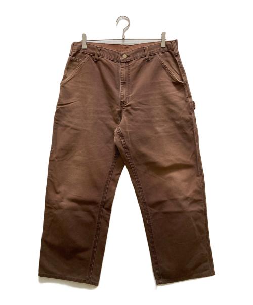CarHartt（カーハート）CarHartt (カーハート) ダックペインターパンツ ブラウン サイズ:34の古着・服飾アイテム