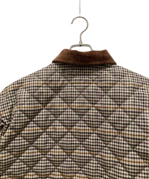 THE SHINZONE（ザ シンゾーン）THE SHINZONE (ザ シンゾーン) B-SHOP (ビショップ) 別注 キルティングショートコート チェック ブラウン サイズ:F0 未使用品の古着・服飾アイテム