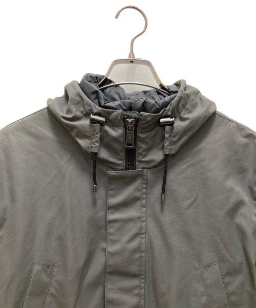 POLO RALPH LAUREN（ポロ・ラルフローレン）POLO RALPH LAUREN (ポロ・ラルフローレン) 中綿ラインー付フーデッドジャケット グレー サイズ:XS TPの古着・服飾アイテム