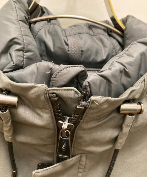 POLO RALPH LAUREN（ポロ・ラルフローレン）POLO RALPH LAUREN (ポロ・ラルフローレン) 中綿ラインー付フーデッドジャケット グレー サイズ:XS TPの古着・服飾アイテム