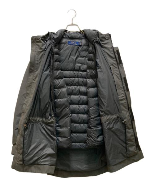 POLO RALPH LAUREN（ポロ・ラルフローレン）POLO RALPH LAUREN (ポロ・ラルフローレン) 中綿ラインー付フーデッドジャケット グレー サイズ:XS TPの古着・服飾アイテム
