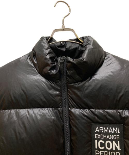 ARMANI EXCHANGE（アルマーニ エクスチェンジ）ARMANI EXCHANGE (アルマーニ エクスチェンジ) ダブルジップダウンジャケット ブラック サイズ:Lの古着・服飾アイテム