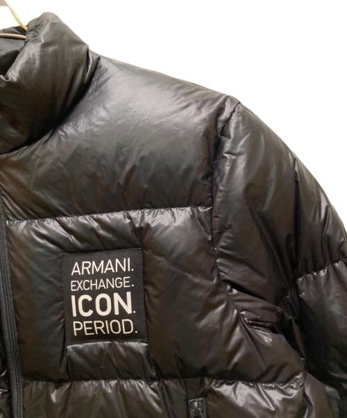 ARMANI EXCHANGE（アルマーニ エクスチェンジ）ARMANI EXCHANGE (アルマーニ エクスチェンジ) ダブルジップダウンジャケット ブラック サイズ:Lの古着・服飾アイテム