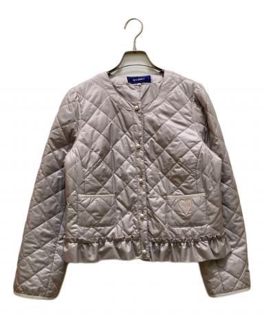M'S GRACY エムズグレイシー フード付き キルティング ダウンジャケット 中古・古着通販】M'S GRACY (エムズグレイシー) パールボタン フリル