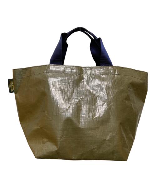 Herve Chapelier（エルベシャプリエ）Herve Chapelier (エルベシャプリエ) マルシェバッグ レクタンギュラー ベース サイス M ムース×マリン 未使用品の古着・服飾アイテム