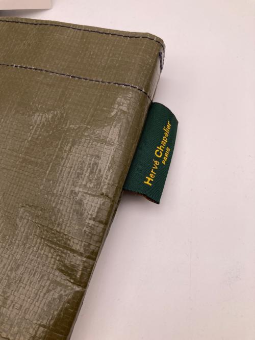 Herve Chapelier（エルベシャプリエ）Herve Chapelier (エルベシャプリエ) マルシェバッグ レクタンギュラー ベース サイス M ムース×マリン 未使用品の古着・服飾アイテム