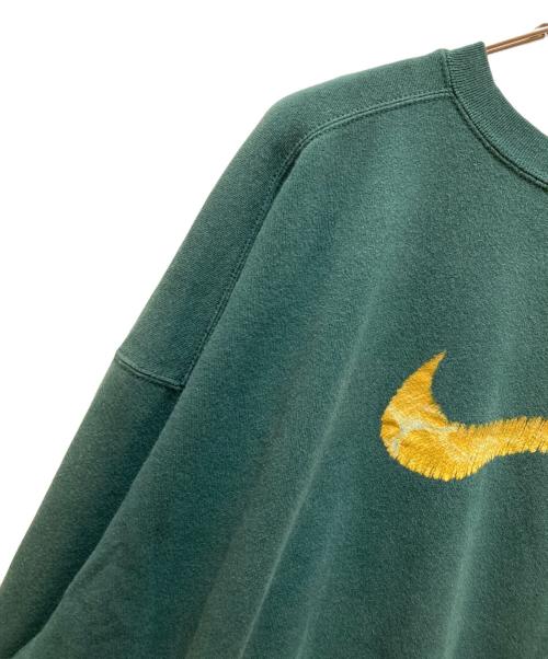 NIKE（ナイキ）NIKE (ナイキ) オールドスウッシュスウェット グリーン サイズ:ＸＸＬの古着・服飾アイテム