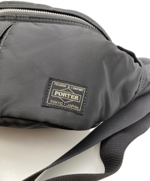 PORTER（ポーター）PORTER (ポーター) タンカー ウエストバッグ ブラックの古着・服飾アイテム