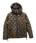 BURBERRY BLACK LABELバーバリーブラックレーベル）の古着「キルティングダウンジャケット」｜グリーン
