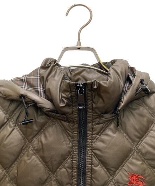 BURBERRY BLACK LABEL（バーバリーブラックレーベル）BURBERRY BLACK LABEL (バーバリーブラックレーベル) キルティングダウンジャケット グリーン サイズ:Ｌ　の古着・服飾アイテム