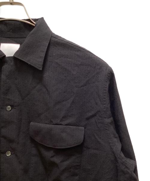 and（アンド）and (アンド) ウール混ナイロンシャツ ネイビー サイズ:3の古着・服飾アイテム