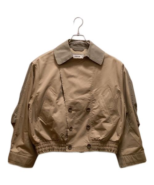 etsinta（エシンタ）etsinta (エシンタ) リメイクショートトレンチコート ベージュ サイズ:FREEの古着・服飾アイテム