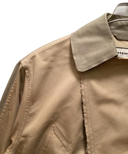 etsinta（エシンタ）etsinta (エシンタ) リメイクショートトレンチコート ベージュ サイズ:FREEの古着・服飾アイテム