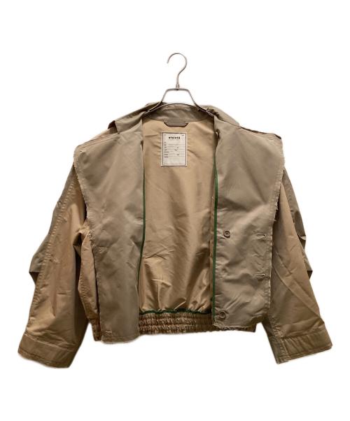 etsinta（エシンタ）etsinta (エシンタ) リメイクショートトレンチコート ベージュ サイズ:FREEの古着・服飾アイテム