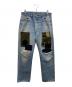 LEVI'S（リーバイス）の古着「パッチワークリメイクデニムパンツ」｜インディゴ