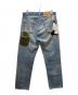 LEVI'S (リーバイス) Barbour (バブアー) パッチワークリメイクデニムパンツ インディゴ サイズ:W32(実寸ウエスト約88cm・股下約80cm） 未使用品：40000円