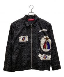 SUPREME（シュプリーム）の古着「ディヴォーション  フランネルジップアップシャツ」｜ブラック