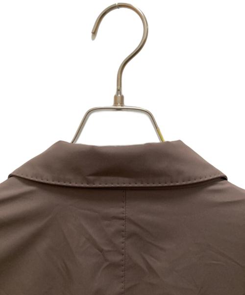 ERMENEGILDO ZEGNA（エルメネジルド・ゼニア）ERMENEGILDO ZEGNA (エルメネジルド・ゼニア) ポリエステル2Bテーラードジャケット ブラウン サイズ:50Rの古着・服飾アイテム
