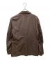 ERMENEGILDO ZEGNA (エルメネジルド・ゼニア) ポリエステル2Bテーラードジャケット ブラウン サイズ:50R：17000円