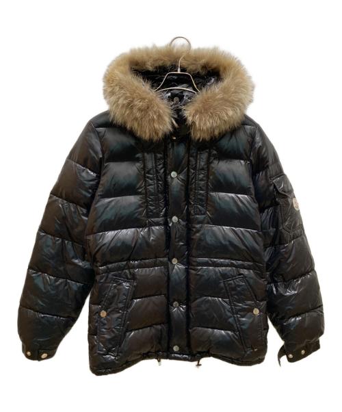 MONCLER（モンクレール）MONCLER (モンクレール) ROD ファーダウンジャケット ブラックの古着・服飾アイテム