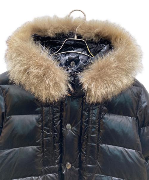 MONCLER（モンクレール）MONCLER (モンクレール) ROD ファーダウンジャケット ブラックの古着・服飾アイテム