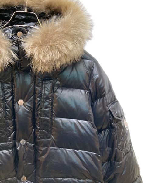 MONCLER（モンクレール）MONCLER (モンクレール) ROD ファーダウンジャケット ブラックの古着・服飾アイテム
