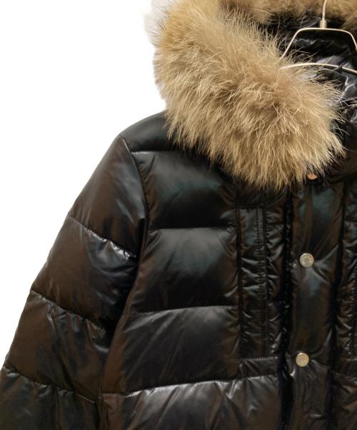 MONCLER（モンクレール）MONCLER (モンクレール) ROD ファーダウンジャケット ブラックの古着・服飾アイテム