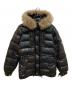 MONCLER（モンクレール）の古着「ROD ファーダウンジャケット」｜ブラック