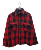 L.L.Beanエルエルビーン）の古着「バッファローチェックフランネルシャツ」｜レッド