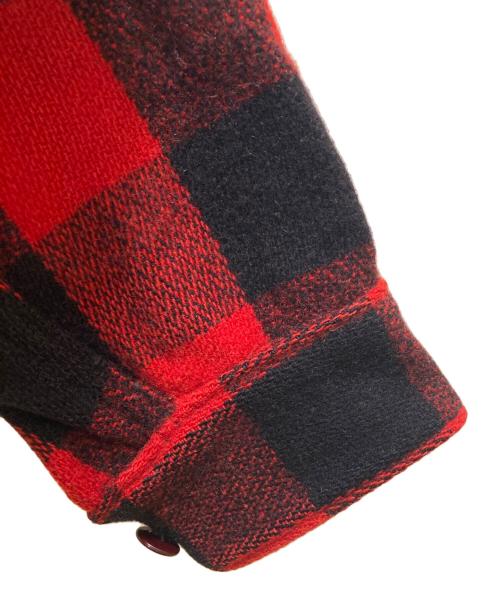 L.L.Bean（エルエルビーン）L.L.Bean (エルエルビーン) バッファローチェックフランネルシャツ レッド サイズ:不明の古着・服飾アイテム