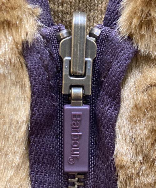 Barbour（バブアー）Barbour (バブアー) フェイクファージップライナーベスト ブラウン サイズ:38の古着・服飾アイテム