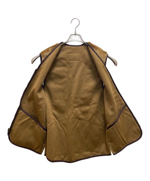 Barbour（バブアー）Barbour (バブアー) フェイクファージップライナーベスト ブラウン サイズ:38の古着・服飾アイテム