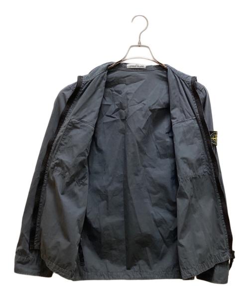 STONE ISLAND（ストーンアイランド）STONE ISLAND (ストーンアイランド) ジップアップシャツブルゾン グレー サイズ:mの古着・服飾アイテム