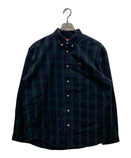 SUPREME（シュプリーム）SUPREME (シュプリーム) スモール ボックス BDチェックシャツ グリーン サイズ:mの古着・服飾アイテム
