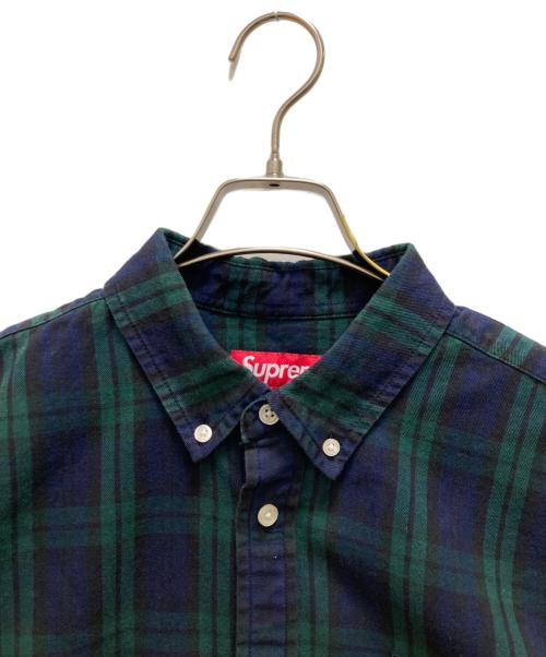 SUPREME（シュプリーム）SUPREME (シュプリーム) スモール ボックス BDチェックシャツ グリーン サイズ:mの古着・服飾アイテム