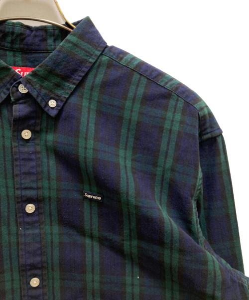 SUPREME（シュプリーム）SUPREME (シュプリーム) スモール ボックス BDチェックシャツ グリーン サイズ:mの古着・服飾アイテム