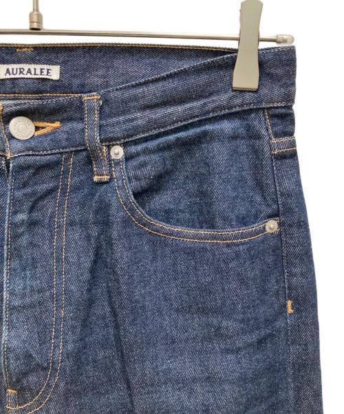 AURALEE（オーラリー）AURALEE (オーラリー) ハードツイストデニム 5ポケットパンツ インディゴ サイズ:２７の古着・服飾アイテム