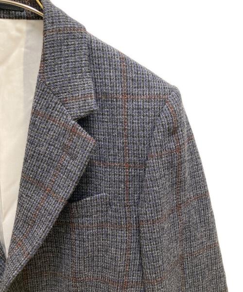 YLEVE（イレーヴ）YLEVE (イレーヴ) ウールチェック2Bテーラードジャケット グレー サイズ:３の古着・服飾アイテム