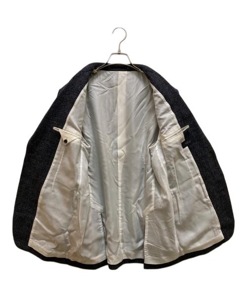 YLEVE（イレーヴ）YLEVE (イレーヴ) ウールチェック2Bテーラードジャケット グレー サイズ:３の古着・服飾アイテム