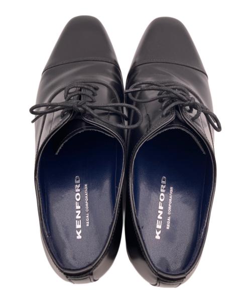 kenford（ケンフォード）kenford (ケンフォード) 内羽根ストレートチップシューズ ブラック サイズ:25の古着・服飾アイテム
