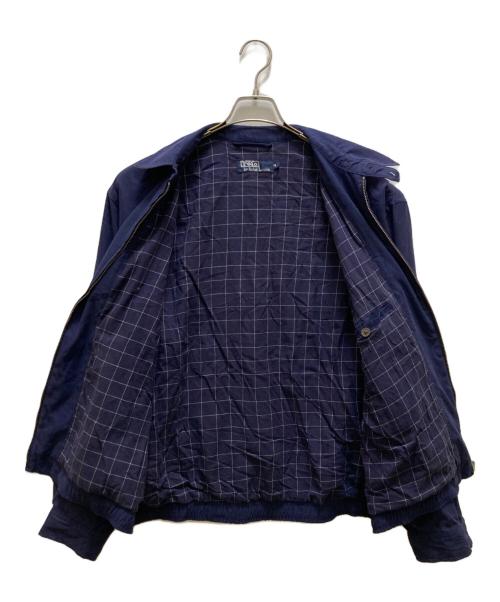 POLO RALPH LAUREN（ポロ・ラルフローレン）POLO RALPH LAUREN (ポロ・ラルフローレン) 裏地チェックスイングトップ ブルー サイズ:mの古着・服飾アイテム