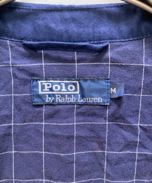 POLO RALPH LAUREN（ポロ・ラルフローレン）POLO RALPH LAUREN (ポロ・ラルフローレン) 裏地チェックスイングトップ ブルー サイズ:mの古着・服飾アイテム
